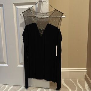 Bailey Cole shoulder top with stone detail